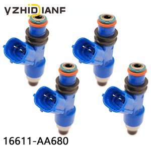 Inyector de combustible 16611-AA680 16611AA680 para Subaru <span class=keywords><strong>Outback</strong></span> Legacy Impreza Forester WRX STI 2.5L H4 - Product Image 1
