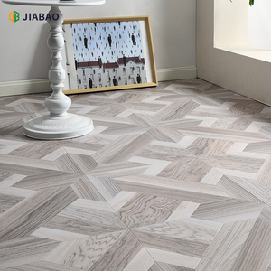 Suelo laminado de <span class=keywords><strong>parquet</strong></span> <span class=keywords><strong>industrial</strong></span> de madera de teca HDF AC3 de 12 mm, <span class=keywords><strong>parquet</strong></span> artístico francés Versailles, suelo laminado moderno para interiores. - Product Image 1