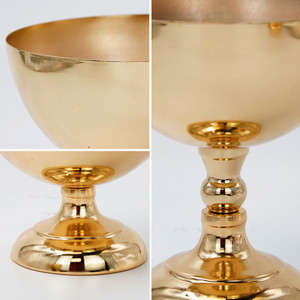 고급 금속 꽃병 철제 골드 화병 테이블 센터피스 가정 호텔 웨딩 프리미엄 테이블 장식 - Product Image 3