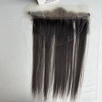 Nudos Invisibles para Encaje HD, Cabello Virgen Europeo con Cutícula Alineada, Topper Frontal para Mujer con Línea de Cabello Recesada, Sin Pegamento