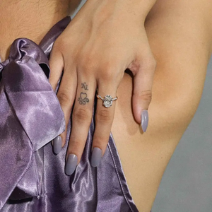 Superbe bague de fiançailles Halo cachée avec des bijoux fins de haute qualité, parfaite pour les propositions et les romantiques spéciaux - Product Image 6