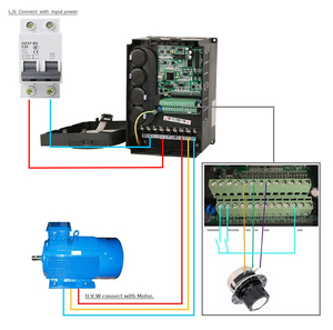 CHZIRI ZVF300H-G2R2S2SD 2.2kW 380V 10A 0-600Hz Frequency Variable Speed Drive AC Motor Controller VFD for <b>Solar</b> <b>Pump</b> ZVF300H-G2R - Product Image 2
