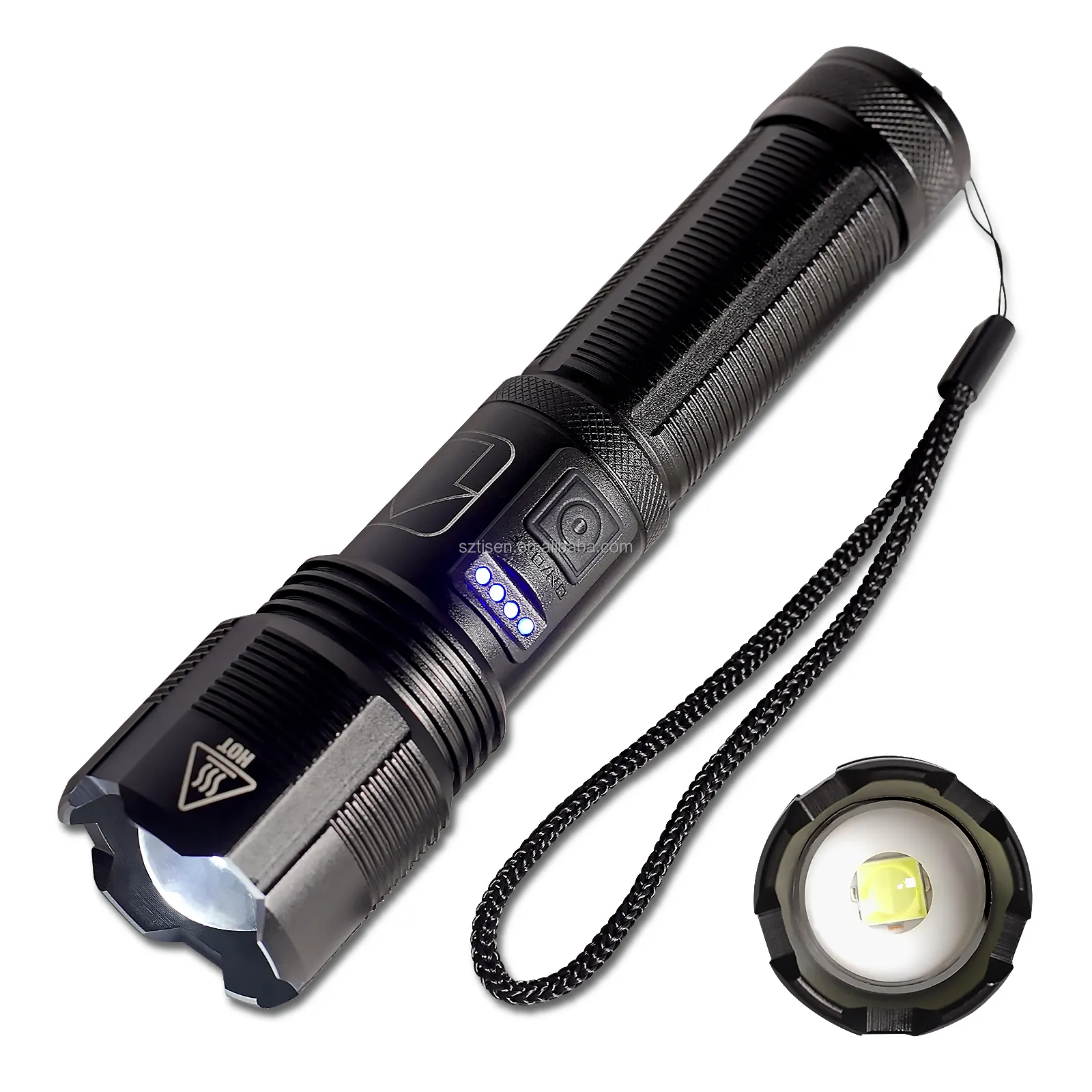 10W High lumens rechargeable led long distance flashlight tactical low price waterproof torch