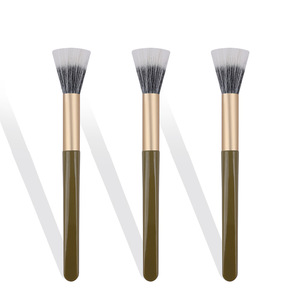 Brocha de Maquillaje de Precisión para Detalles Faciales, con Cerdas de Nylon y Mango de Plástico, para Delineado y Corrector, OEM - Product Image 2