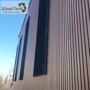 outdoor wood effect exterior external house wpc board wall cladding