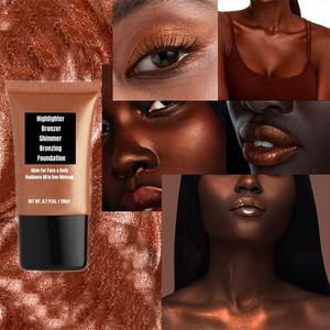 <span class=keywords><strong>Iluminador</strong></span> líquido brillante para maquillaje, base bronceadora, resaltador, sin crueldad, para contorno, cara, cuerpo - Product Image 4