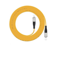 FC to FC Single Mode Simplex Fiber Optic Patch Cord Jumper Cable for FTTH and 5G Telecommunication Networks