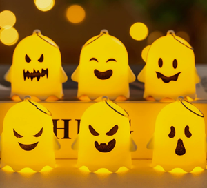 Decoraciones de Halloween, Adornos en Miniatura, Mini Linternas de Calabaza, Fantasmas Traviesos de Halloween, Accesorios Colgantes para Fiestas - Product Image 1