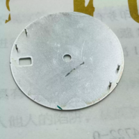 Quadrante per Orologio Retrò con Texture Diamantata da 28,5mm, Verde Luminoso, Accessori per Modifica Orologi Meccanici Compatibili con Movimenti NH35 NH36