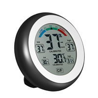 Termometer Digital Higrometer Pengukur Suhu dan Kelembapan Tampilan Tren Nilai Maksimum Minimum CJ3305F Pengukur Suhu dan Kelembapan baru