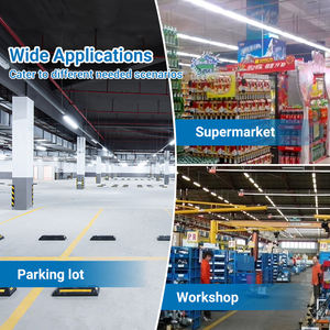 HALCON Lighting Fácil instalación Interior Oficina Hospital Tubo de aluminio Luz 2 pies 4 pies 15W 20W 25W 30W 40W 50W LED Triproof Light - Product Image 3