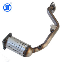 Pt Pd Rh En Céramique En Nid D'abeille Catalyseur Substrat Haut Débit Convertisseur Catalytique Adapte pour Peugeot 307 1.6L