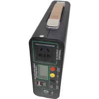 Générateur de courant portable à onde sinusoïdale pure 300W, alimentation de secours, solaire et voiture, lithium-ion 220V 10-40Ah