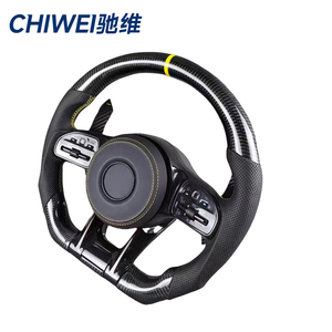 Volant en fibre de carbone personnalisé pour Mercedes Benz AMG C <span class=keywords><strong>E</strong></span> S Classe G W204 W205 W222 Y compris G500 G55 G63 S500 S320 - Product Image 5