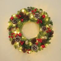 Couronne d'automne en bois et métal, décorée de fleurs (Dollar Blossom, Daisy, Hibiscus), style lanterne, pour l'extérieur, les fêtes, les funérailles, la paix et la fête des Mères