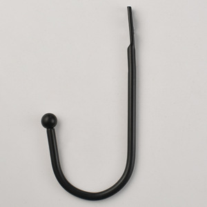 Crochet de suspension en fer noir laqué pour armoire, résistant à la rouille - Product Image 4