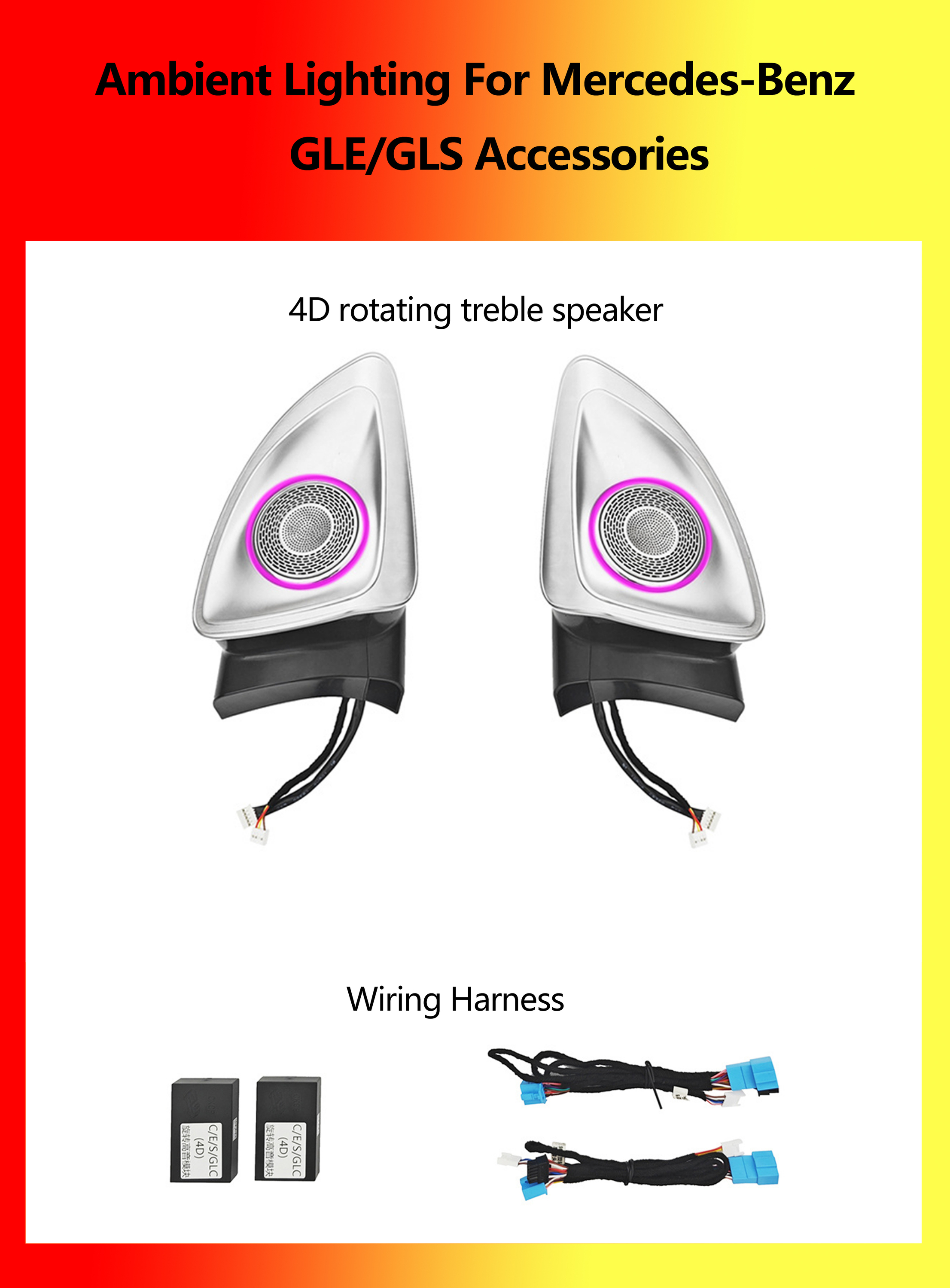 4D rotating treble speaker