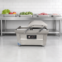 Scelleuse sous vide numérique semi-automatique à double chambre électrique robuste Shengt DZ-400-2S 220V/380V Garantie 1 an