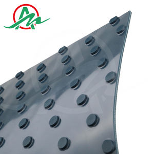 PVC hitam pola pasak bulat untuk sabuk konveyor tahan selip transportasi kayu - Product Image 5