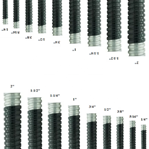 전기용 <span class=keywords><strong>3</strong></span>/4'' 1'' 액체 차단 와이어 케이블 튜빙 유연한 금속 도관 아연 도금 강철 플렉스 파이프 PVC 코팅 IP68 방수 - Product Image 6