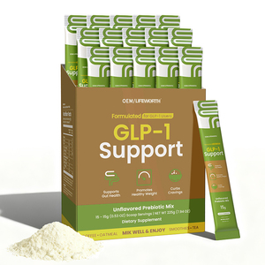 אבקת תוסף תזונה Lifeworth GLP1 בוסטר, פרה-ביוטיקה טבעית, לבריאות מערכת העיכול, לנשים וגברים בוגרים - Product Image 1
