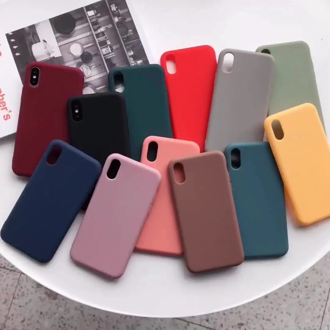 2023 Luxury Silicone Phone Case for iPhone 14 13 12 Pro Max mini Soft Candy Cover for iPhone iPhone XR XS X 6 6S 7 8 Plus Cases