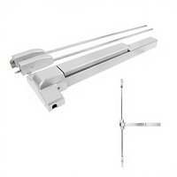 Dispositif de sortie vertical en acier inoxydable 304 peint ignifuge, 650 mm/800 mm/1000 mm, personnalisé pour porte à double battant