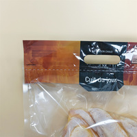 Bolsa para Pan CPP PET Laminada con Cierre Reutilizable, Diseño con Orificios de Ventilación, Empaque Fresco para Pasteles, Panadería, Frutas y Verduras