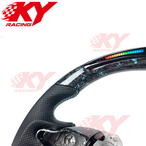 Auto <b>Interior</b> <b>Accessories</b> for Hyundai Elantra N I20N I30N VelosterN Kona N Forged Carbon Fiber LED Display Car Steering Wheel - Product Image 2