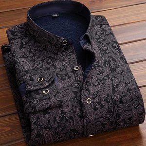 Chemises à carreaux chaudes d'automne et d'hiver pour hommes – Vêtements d'affaires de <span class=keywords><strong>soirée</strong></span> et de bureau de haute qualité – Hauts de mode masculins pour l'hiver – Vente en gros - Product Image 4