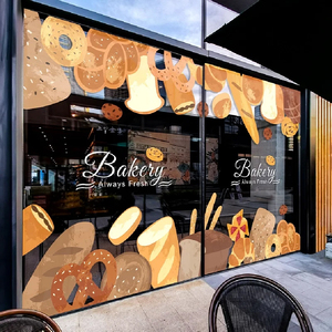 Easily Removable <strong>Custom</strong> Static Adhesive-Free Transparent Film Static <strong>Reverse</strong> Printing Static <strong>Window</strong> <strong>Sticker</strong> - Product Image 1