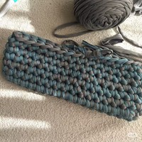 200g Nouveau Fil Mélangé Polyester/Acrylique Super Épais Fantaisie pour Tricot Manuel DIY, Tissage, Sac Blanchi, Tapis et Tapis de Sol Épais