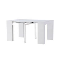 Table de salle à manger en bois, petite taille, Table pliable ajustable, avec chaises, bord direct extensible, montage mural, gain de place