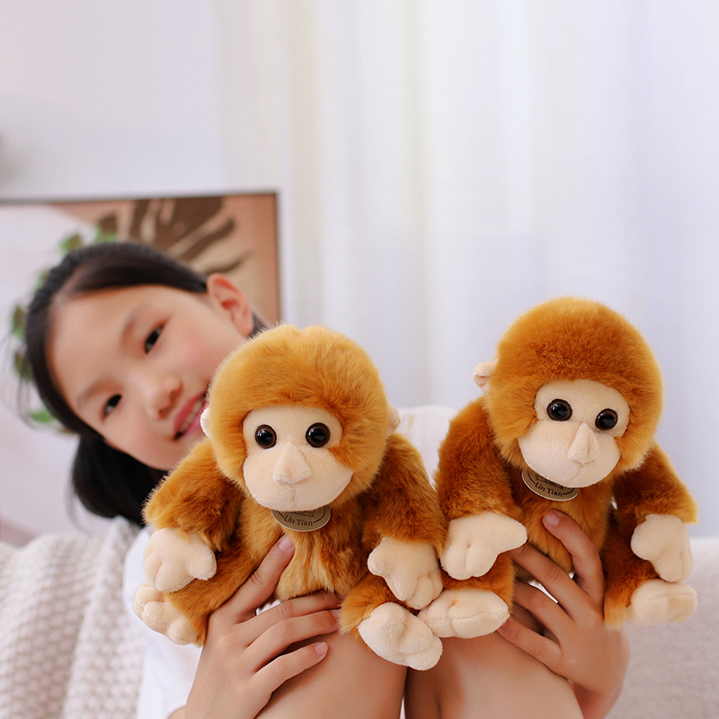 美品 希少】おくむらのシールペット 日本ザル ぬいぐるみ タグ付き