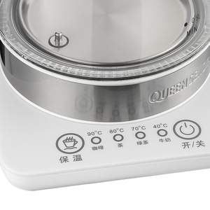 Electric Glass <b>Kettle</b> 1.7L Adjustable <b>Temperature</b> <b>Control</b> Keep Warm Function For Tea Coffee Water Boiling Home Use - Product Image 3