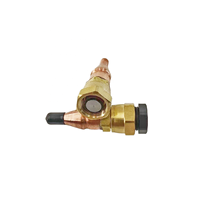 Connecteur de vanne en laiton QuickSeal 952M/600M pour raccords de réfrigérant de chauffe-eau de climatiseur à dégagement rapide auto-scellant