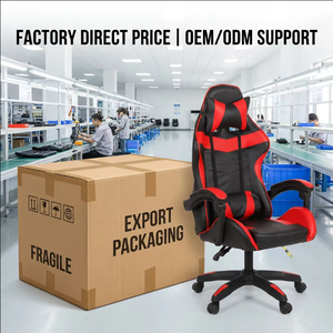 Chaise de bureau ergonomique et pivotante pour <span class=keywords><strong>gamer</strong></span>, avec dossier réglable et accoudoirs – Mobilier de salle à manger abordable - Product Image 2