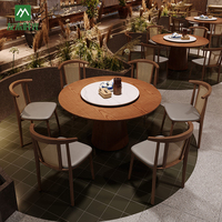 Chinesischer Stil Umweltfreundliche Langlebige Traditionelle Design Restaurant Massivholz Esszimmerstühle Tischsets für Gewerbliche Nutzung Youmu