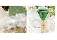 AYOYO OEM personnalisé garçons d'honneur corsage fleur satin ruban cadeau décoration fleur roses pour mariage