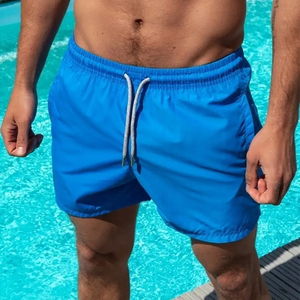 En gros Maillots de bain pour hommes de marque, à rayures, sexy, en nylon respirant, avec poche de maintien, slips de bain et shorts de bain - Product Image 1