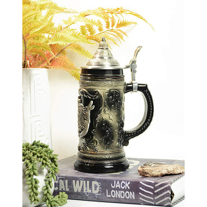 Ceramica Tedesco Boccale di birra Con Coperchio, Bierkrug Bier Stein Tazza <span class=keywords><strong>Krug</strong></span> - Product Image 6