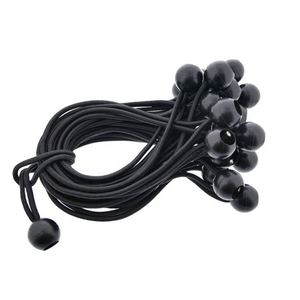Xinda Bungee Balls Webbing Black Ball Heavyweight 4 Inches <b>Tarp</b> Bungee Cords Weather Resistant Tie Strap Camp Customizable - Product Image 3