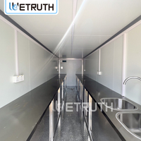 Wetruth Remorque alimentaire économique pour poulet rôti, grillades, desserts et barbe à papa, cuisine mobile personnalisée, camion-restaurant