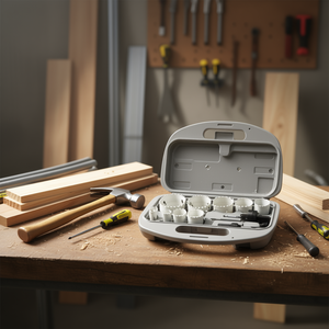 Kit de sierras perforadoras Ttake para diversos usos, con cuchillas de varios tamaños y accesorios - Product Image 3
