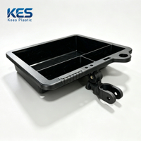 Boîte de rangement pour appâts de pêche en ABS moulé par injection personnalisée, multi-compartiments, étanche, résistante aux UV, aux produits chimiques et écologique