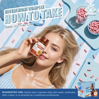 Producto Destacado: L-Glutatión 500mg, el Mejor Producto Natural para Uniformar la Piel, Gel Corporal y Suplemento Interno para Hombres y Mujeres, OEM a Granel, 60 Cápsulas