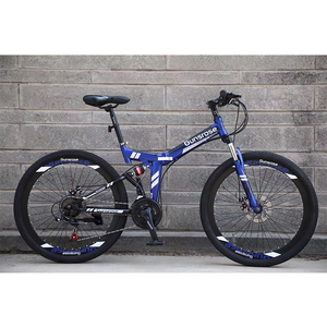 Bicicleta Deportiva para Hombre <span class=keywords><strong>con</strong></span> Cuadro de Aleación de Aluminio de 26 Pulgadas, Bicicleta de Montaña 29er 27.6 para Nieve, Horquilla Delantera <span class=keywords><strong>con</strong></span> Amortiguación Bloqueable - Product Image 4