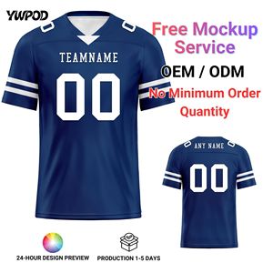 Jersey Sepak Bola Tim Massal OEM ODM Cetak Sesuai Permintaan Tambahkan Logo Kustom Nama Pribadi Atletik FBJ02-24017026 - Product Image 1