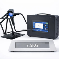 Machine de marquage laser à fibre portable 20W 30W, mini graveur laser pour marquage métallique sur site, compacte, refroidissement par air, 110V 220V