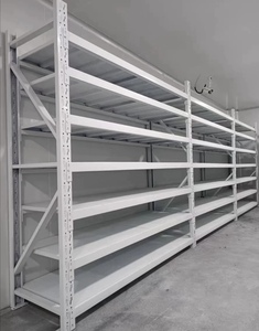 Industrial 4 Layer Steel Warehouse Rack Blue Powder Coated Adjustable Shelving Main Frame Structure - Product Image 3